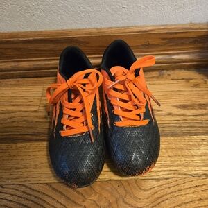 Black and Orange Athletic Shoes